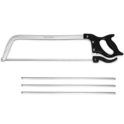 Fr. Dick Knochensäge 50 cm Fleischersäge Metzgersäge 3x Ersatzsägeblatt rostfrei