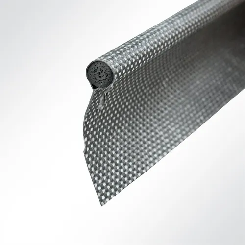 Lysel Kederband Keder Zeltkeder einfahnig anthrazitgrau D 8,50mm