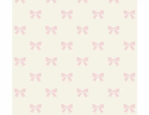 Rasch Textil Tapete Vlies Precious 346846 Schleifen Rosa Cremeweiß Glanz - Moderne Vliestapete im eleganten Rosa Cremeweiß mit Schleifen-Muster, abziehbar und ideal für Wohnzimmer, Schlafzimmer und mehr.