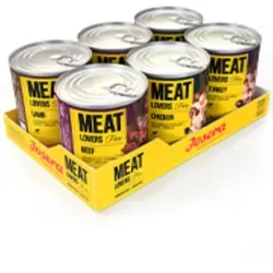 Josera Hundenassfutter Meat Lovers Pure Multipack | 6x800g - Alleinfuttermittel für ausgewachsene Hunde, reich an hochwertigem Fleisch für beste Verträglichkeit und Geschmack