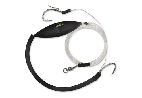 Black Cat Wurmhaken, Black Cat Anti Tangle Rig Waller Spezial Fertigvorfach