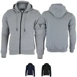 BULLDT Herren Motorrad Hoodie mit 4 CE-Protektoren - Schutzjacke aus 100% Aramid-Fasern mit abnehmbaren Protektoren, atmungsaktiv und ideal für Biker, die Sicherheit und Stil schätzen.
