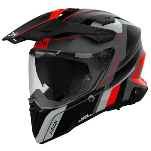 Airoh Commander 2 Skip Enduro-Helm unisex schwarz matt, 3XL - Der Airoh Commander 2 Skip Enduro-Helm in schwarz matt (3XL) bietet ein extra weites Sichtfeld und ein ausgeklügeltes Belüftungssystem für maximalen Komfort und Sicherheit bei jedem Abenteuer. Ideal für Enduro-Fans!