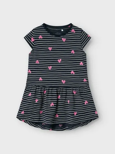 Name It Jerseykleid NMFVIGGA CAPSL DRESS F1 NOOS Baumwolle, sommerlicher Allover Druck