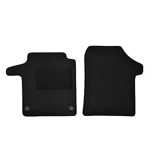 J&J AUTOMOTIVE | Velours Fußmatten Autotepiche Passend Für Vito org. 447 ab 2014 2 tlg, rutschfeste Untregrund, Verstärkt Im Pedalbereich