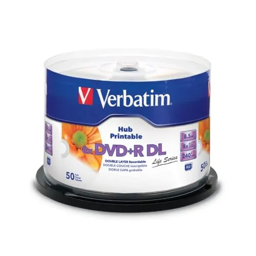 Produktbild Verbatim DVD+R Double Layer Inkjet Printable