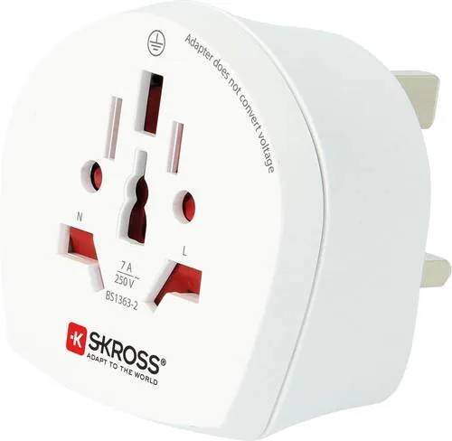 Skross 1.500225-E Reiseadapter CA W to UK (BS)