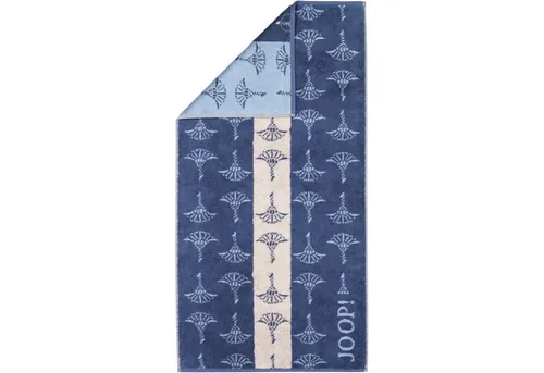 JOOP! Handtücher Divided Cornflower 1706, 100% Baumwolle in blau von JOOP!