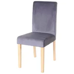 PROREGAL® Esszimmerstuhl Grau - Komfortabler Polsterstuhl mit hoher Rückenlehne - Eleganter Esszimmerstuhl aus Samt mit ergonomischer Polsterung für entspanntes Sitzen. Ideal für Esszimmer, Wohnzimmer oder Küche. Strapazierfähig und pflegeleicht für langanhaltenden Komfort.