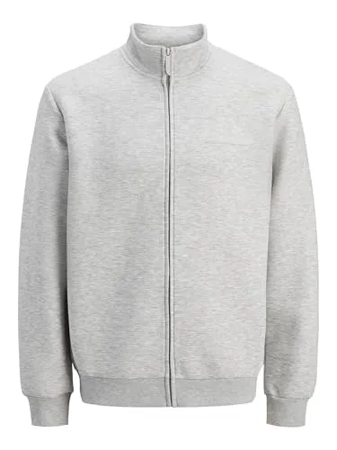 JACK & JONES Male Sweatshirt mit Reißverschluss - Stylisches Sweatshirt mit Reißverschluss im Relaxed Fit, ideal für lässige Outfits. Hergestellt aus hochwertigem Polyester-Mix für angenehmen Tragekomfort.