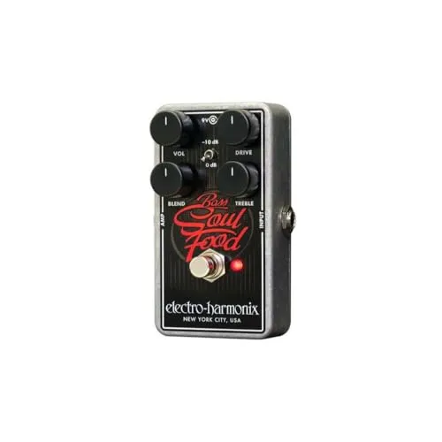 Electro Harmonix Bass Soul Food B-Stock - B-Stock Bass Overdrive & Clean Boost für die perfekte Klangformung, inklusive 9V Netzteil und voller Garantie, ideal für kreative Bassisten.