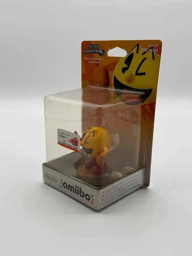 Nintendo Amiibo PAC-MAN Figur | Super Smash Bros. No. 35 - NEU & OVP! - Toys to Life - Sammelfigur PAC-MAN, ideal für Fans und Sammler, bringt dein Spiel auf ein neues Level!