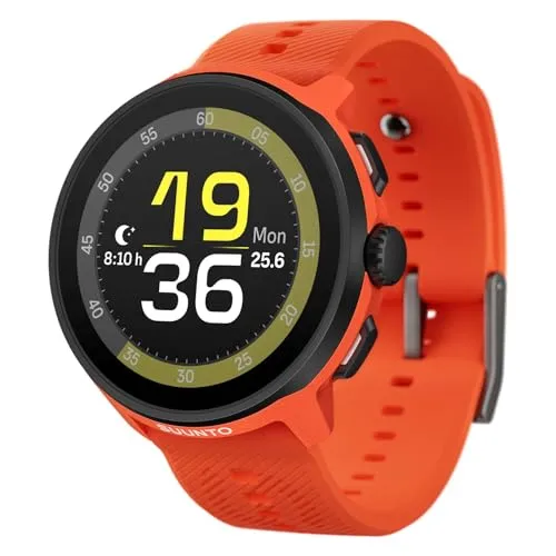 SUUNTO Run GPS-Laufuhr mit AMOLED-Touchscreen - Leichte Multisport-Uhr mit 1,32