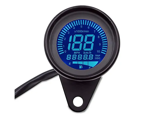 Zaddox Digital Tachometer für Honda VTX 1800/1300 - Universeller digitaler Tachometer mit LCD-Anzeige und vielfältigen Funktionen. Ideal für Motorräder wie Nakedbikes und Chopper. Robustes, wasserdichtes Gehäuse sorgt für Langlebigkeit.