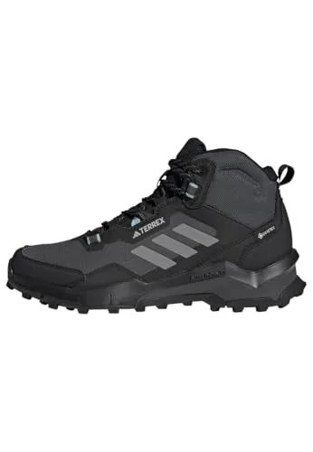 adidas AX 4 Mid Wanderschuhe Damen – cblack-grethr-minton, Größe 40 - Wanderschuhe für Damen aus strapazierfähigen, wetterfesten Materialien; halbhoher, gepolsterter Schaft und sichere Schnürung für optimalen Halt auf allen Wegen.