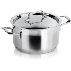 Orion Anett Topf mit Deckel, Edelstahl, 16 cm