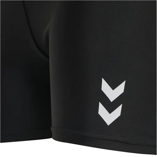 HUMMEL hmlTE TOLA HW TIGHT SHORTS, BLACK, XS