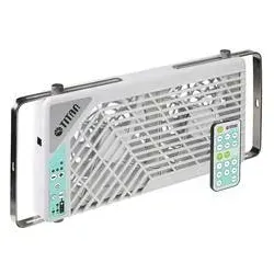 Titan TTC-SC21/V3.0+ Fenster-Doppellüfter 2x140mm mit Fernbed., für Wohnmobile