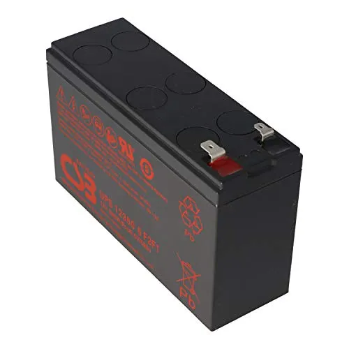 CSB-UPS123606 12 Volt 7 Ah AGM Bleiakku - Batterien & Akkus, wartungsfreier Hochstrom-Bleiakku mit kompakten Maßen (151x51x98,3mm) und zuverlässiger Leistung für anspruchsvolle Anwendungen.