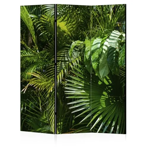 LUMASOUL Paravent doppelseitiger - Paravent Raumteiler Innen - Natur Motiv - 135x172 cm