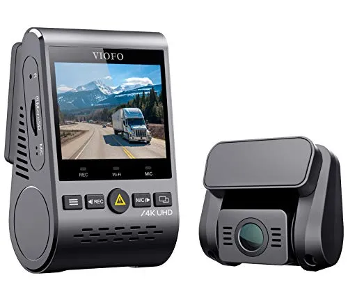 Viofo A129 Pro 2CH Duo Dashcam - Hochwertige Dashcam mit 4K Auflösung, GPS-Empfänger und Bluetooth für optimale Sicherheit und Aufzeichnung unterwegs.