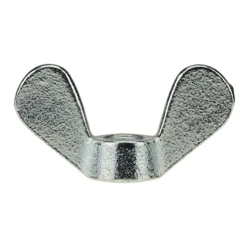 10x DIN 315 Flügelmuttern M 12. runde Flügelform. Temperguss galv. verzinkt f