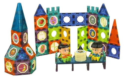 Magic Magnetic Blocks Magnet Bausteine Set für Kinder - Entdecken Sie die kreativen Möglichkeiten mit den Magic Magnetic Blocks! Dieses 98-teilige Bauset fördert spielerisch Kreativität und motorische Fähigkeiten. Ideal für gemeinsames Spielen und Lernen – unbegrenzter Spaß garantiert!