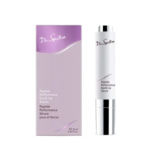 Dr. Spiller Peptide Performance Eye & Lip Serum - Serum für die Augen, beugt Augenschatten vor, mit Hyaluronsäure und kühlendem Roll-on für intensive Hydratation und sichtbare Reduktion von Fältchen und Schwellungen.