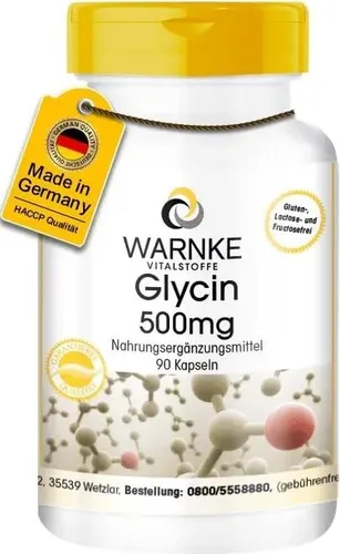 GLYCIN 500 mg Kapseln 90 St