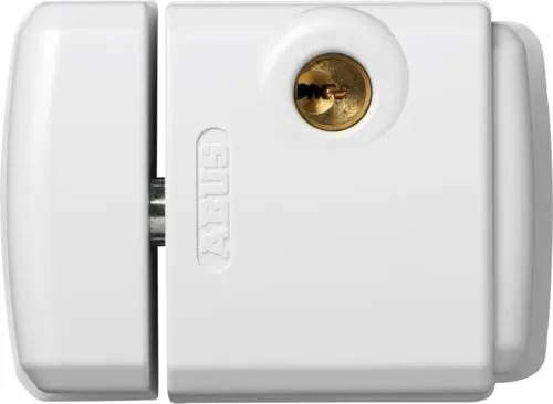 ABUS ABFS28409 Fenstersicherung Weiß - Fenster - Hochwertige Zusatzschlösser für nach innen öffnende Fenster, mit gehärtetem Stahl für maximale Sicherheit und einfache Montage. Automatisches Verriegeln für hohen Bedienkomfort.