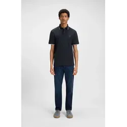 BOSS Herren Passertip Polo, Dark Blue404, L EU - Elegantes Poloshirt aus gewaschenem Baumwoll-Piqué mit Elasthan für optimalen Tragekomfort, ideal für stilbewusste Herren.