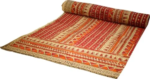 GURU SHOP Blockdruck Tagesdecke