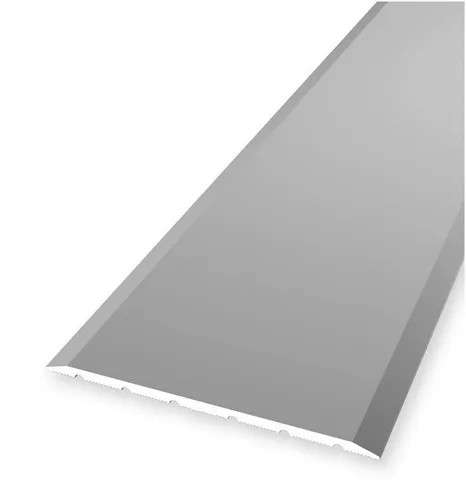 PROVISTON Übergangsprofil Alu 80 x 900 mm - Silber - Bodenübergangsprofil aus robustem Aluminium, selbstklebend und ideal für einen nahtlosen Übergang zwischen Bodenbelägen.