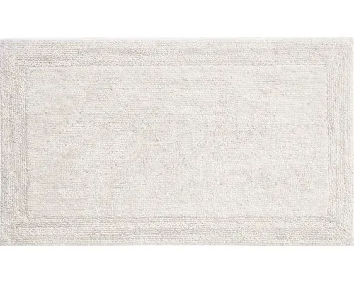 Badteppich Grund Luxor 80 x 150 cm natur - Eleganter Badvorleger aus hochwertiger Baumwolle, sorgt für ein angenehmes Fußgefühl und bringt Wärme in Ihr Badezimmer.