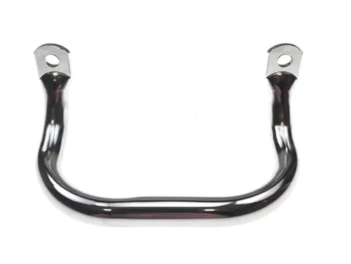 Griff Bügel Haltegriff kompatibel mit Simson KR51 Schwalbe, SR4 Spatz, Star, Sperber, Habicht – Verchromter Aufbockgriff für Gepäckträger