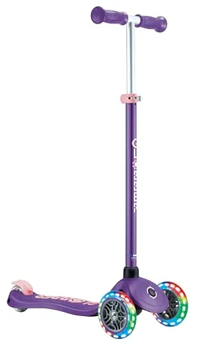 Globber Primo Plus Lights Violett in lila von Globber