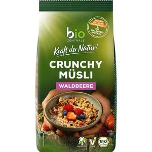 BioZentrale Müsli Crunchy Waldbeere, BIO, 375g