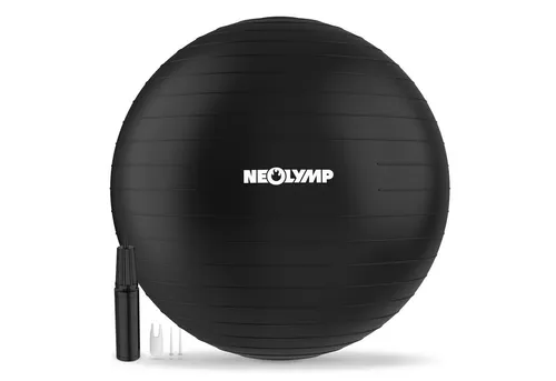 NEOLYMP Gymnastikball Sitzball Büro ergonomisch in 3 Größen S/M/L - bis 300 kg belastbar (Yoga Ball für Homeoffice, Core Training & Balance), Pilates Ball rutschfest & anti burst - Pezziball, Schwangerschaftsball