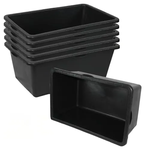 Mörtelkasten 60 Liter in schwarz von Friesenthal