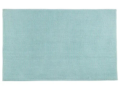 Gözze Badteppich Chenille 70 x 120 cm (mint) - Badezimmerteppich aus 100 % Polyester Mikrofaser mit Anti-Rutsch-Beschichtung, ideal für Sicherheit und Komfort, waschbar bei 30 °C und geeignet für Fußbodenheizung.