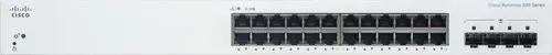 Cisco Switch Business 220-Series 28-Port 1GbE Smart Managed - Managed Switch für Unternehmen mit 28 Ports, bietet hohe Leistung und einfache Verwaltung für Ihr Netzwerk.