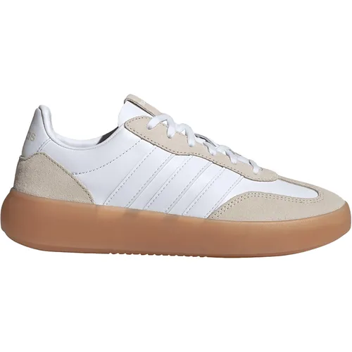 Adidas BARREDA DECODE LUX Damen - Hochwertiger Laufschuh in Weiß - Sneaker mit gepolsterter Zwischensohle für sanfte Schritte und atmungsaktivem Obermaterial für optimalen Komfort – ideal für aktive Frauen.