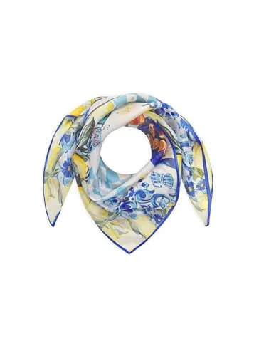 Codello Schal 3ER PACK - PRINTED SQUARE SILK LEMO - Elegantes 3er Set von Codello, bestehend aus hochwertigen Seidenschals im modernen Design. Ideal für stilvolle Akzente und vielseitige Kombinationsmöglichkeiten.