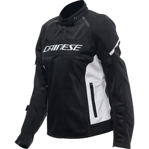 Dainese Air Frame 3 Tex Jacket Wmn - Sommer-Motorradjacke für Frauen - Schutzjacke mit herausnehmbarem winddichten Innenfutter, atmungsaktiven Mesh-Einsätzen und verstellbarem Halsriemen für optimalen Komfort und Sicherheit beim Fahren.
