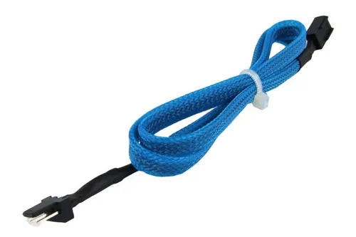 Phobya Verlängerung 3Pin Molex extra lang 60cm -  UV Blau