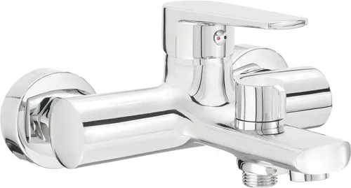 Deante Bateria wannowa Tubo podtynkowe chrom (BUT 010M) - Elegante Unterputz-Wannenarmatur aus Chrom, ideal für moderne Badezimmer, bietet eine einfache Bedienung und stilvolles Design.