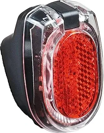 B&M LED Rücklicht Secula für Schutzblechmontage - Fahrradbeleuchtung mit Standlicht-Funktion für erhöhte Sicherheit im Straßenverkehr, ideal für Radfahrer bei Dunkelheit.