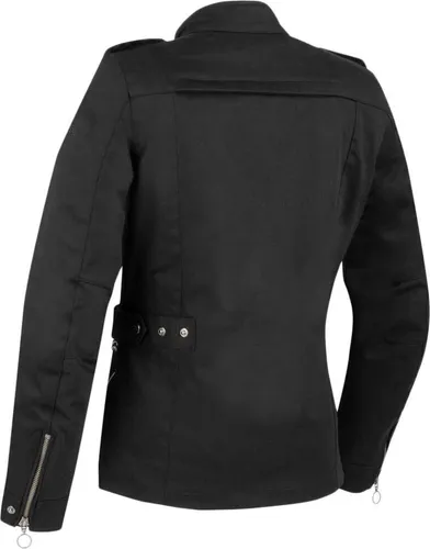 Segura Leyton Jacke Schwarz 46 für Damen - Moderne Cruiser-Stil Motorradjacke mit wasserdichter Membran und herausnehmbarem Thermofutter für optimalen Tragekomfort und Sicherheit.