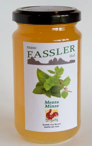 Minzen Fruchtaufstrich 230 gr. - Fassler Hof Suedtirol