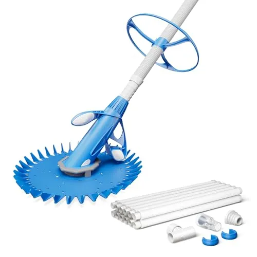 Wiltec Automatischer Poolreiniger mit 12 Schläuchen